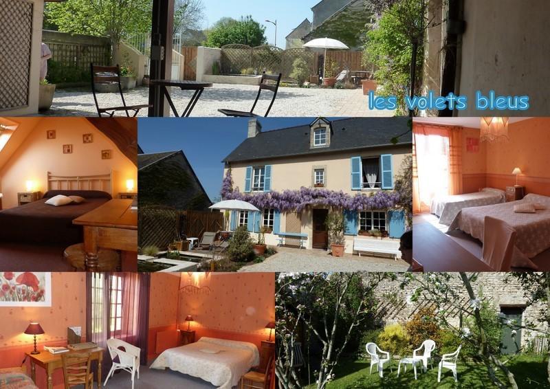Les Volets Bleus Bed & Breakfast Saint-Martin-des-Entrées Dış mekan fotoğraf